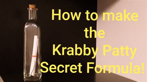 Krabby Patty Recipe