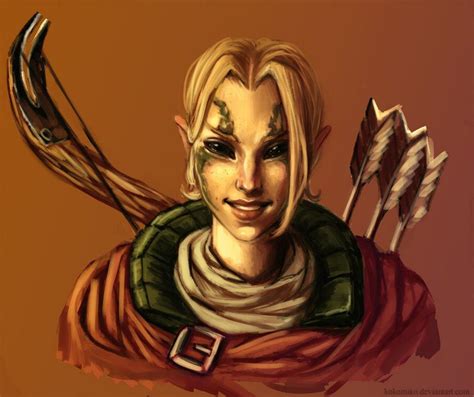 Wood elf, Elder scrolls art, Elder scrolls lore