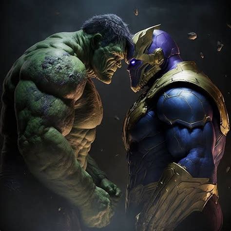 Hulk Vs Thanos Avengers 2