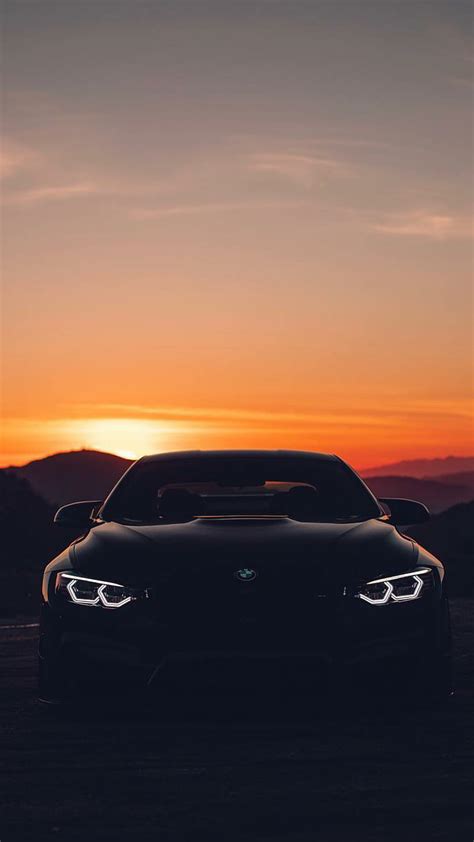 BMW sunset, car, lights, mountains, new, esports, supercar, HD phone wallpaper | Peakpx