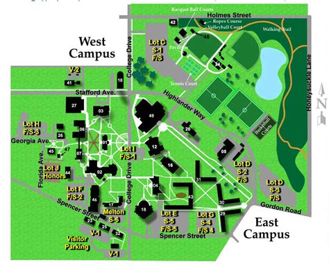 Gordon State College Campus Map - Map