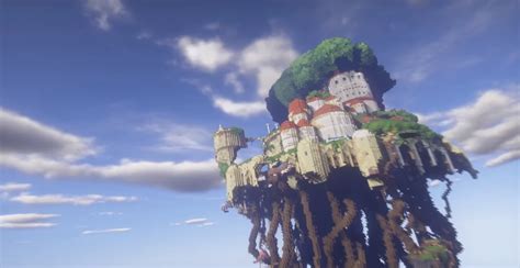 This ‘Laputa: Castle in the Sky’ Minecraft Recreation Took Years to ...