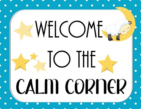 How to Create and Use a Calm Corner | FREE Calming Corner Posters