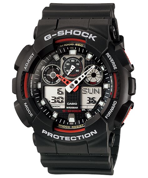 GA-100-1A4 | G-SHOCK ANALOG-DIGITAL GA-100 SERIES | CASIO SINGAPORE