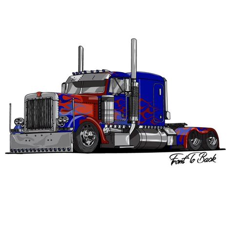 Optimus Prime Transformers Truck Lorry Custom Poster - Etsy in 2024 ...