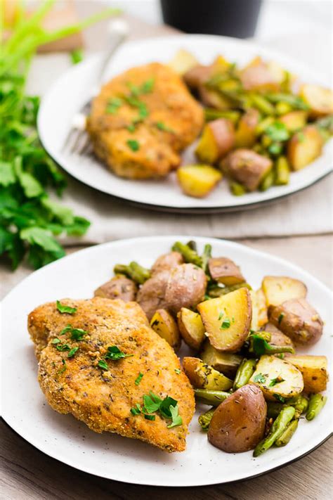 Sheet Pan Parmesan Chicken and Vegetables - Easy Peasy Meals