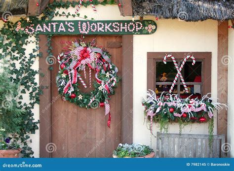 Santa's Workshop stock image. Image of cottage, candy - 7982145