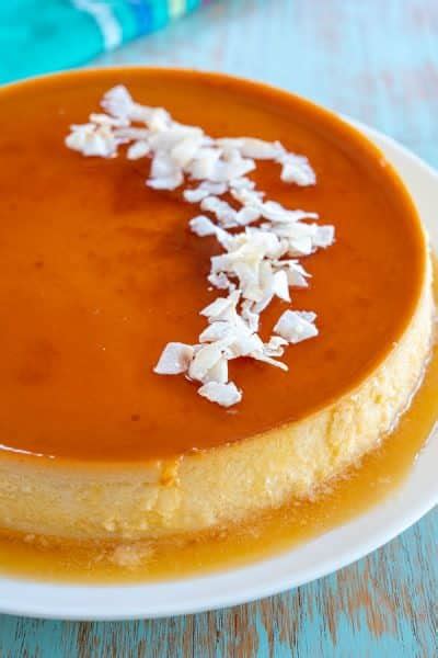 Flan de Coco (Easy Coconut Flan!) - Kitchen Gidget