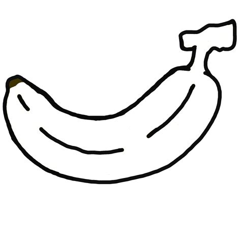 Banana Fruit Line Art 13994194 PNG