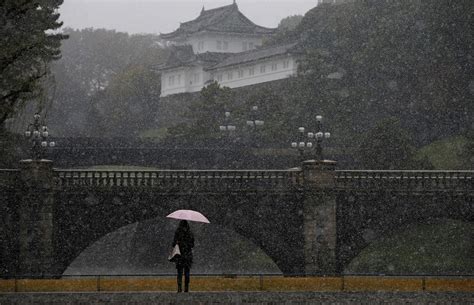 Snow falls in November in Tokyo for first time in 54 years | Daily Sabah