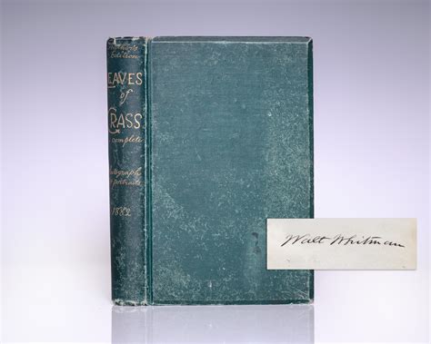 Leaves of Grass. - Raptis Rare Books | Fine Rare and Antiquarian First Edition Books for Sale