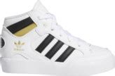 adidas Hardcourt Hi Tennis Shoes - White / Black Gold - ShopStyle Activewear