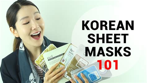 Korean Sheet Mask Review : How to Choose a Sheet Mask | Wishtrend - YouTube