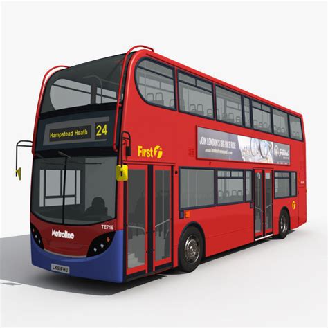 London Bus 3D Model .max .obj .fbx - CGTrader.com