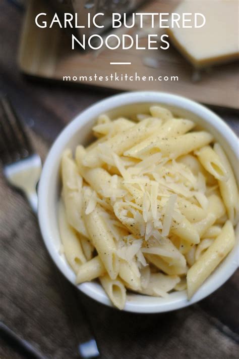 Garlic Buttered Noodles Recipe - Mom's Test Kitchen