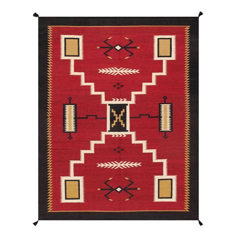 Navajo Style Hand-Woven Wool Area Rug // V7 - Pasargad - Touch of Modern