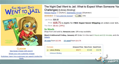 The Night Dad Went To Jail – The Children's Book | Parent Fails: The ...