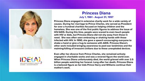 Women History Month Spotlight: Princess Diana | St. Marys College of Maryland