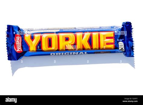 Yorkie chocolate bar, cut out or isolated on a white background Stock Photo - Alamy