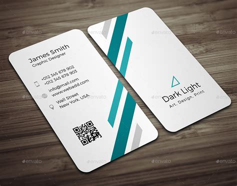 Vertical Business Card Template #Ad