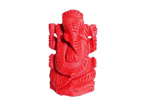 Buy Krishna Gems Shree Ganesh Ji (1.98 Inch) 42.240 Gram Idol Taibani ...