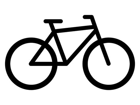 Bike SVG, Bicycle Silhouette, Cycling Clipart, Bicycle Cut File, Bike PNG, Bicycle Outline, Bike ...