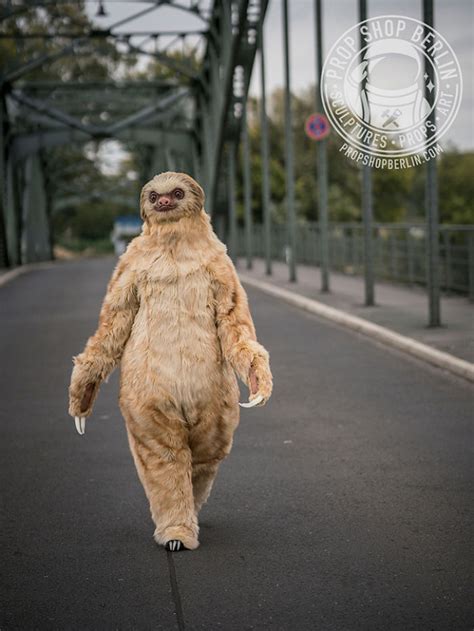 I Made A Realistic Two-Toed Sloth Costume | Bored Panda