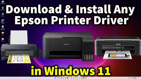 How to Download & Install Any Epson Printer Driver in Windows 11 - YouTube