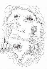 Coloring Map Treasure Pirate Pages Island Maps Color Popular Saved Coloringhome Comments Sketchite sketch template