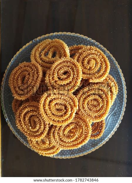 Chakli Popular Maharashtra Snacks Traditional Diwali Stock Photo ...