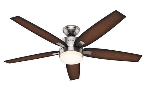 Hunter 54" Windemere Brushed Nickel Ceiling Fan with Light Kit and Remote - Walmart.com