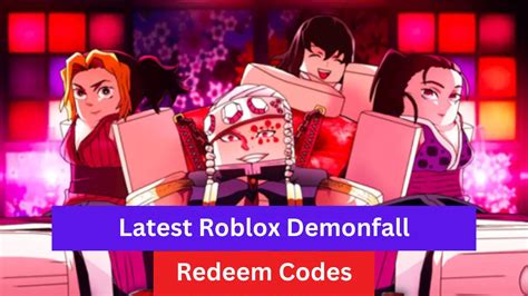 Roblox Demonfall Codes - Free Goodies (November 2024) - TECHFORNERD