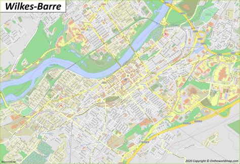 Wilkes-Barre Map | Pennsylvania, U.S. | Discover Wilkes-Barre with Detailed Maps