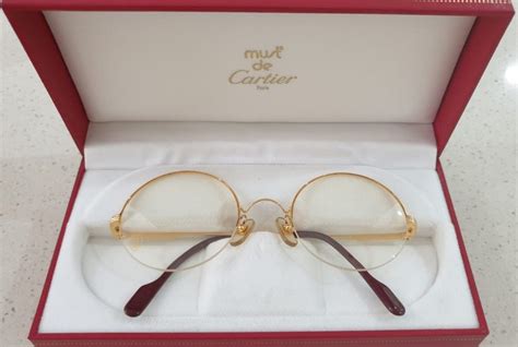 Vintage Cartier Glasses, Women's Fashion, Watches & Accessories ...