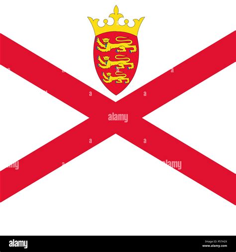 Jersey channel island flag hi-res stock photography and images - Alamy