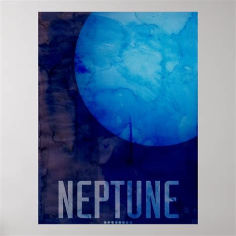 The Planet Neptune Poster | Zazzle