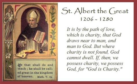 Saint november 15 st albert the great patron of sciences philosophers scientists students – Artofit