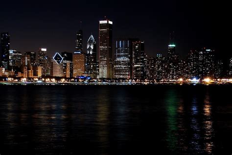 Chicago at Night Wallpapers - Top Free Chicago at Night Backgrounds ...