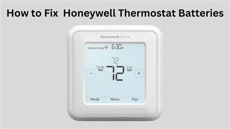 Honeywell Thermostat Dead? Fix It Yourself (Battery Reset)