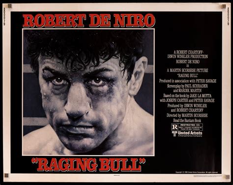 Raging Bull Movie Poster 1980 Half Sheet (22x28)