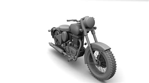 ArtStation - royal enfield bike 3d models