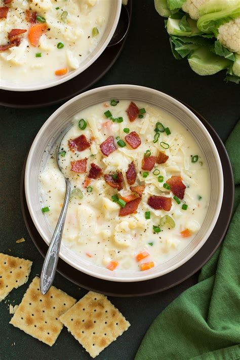 Cauliflower Soup Recipe (Creamy and Cheesy) - Cooking Classy