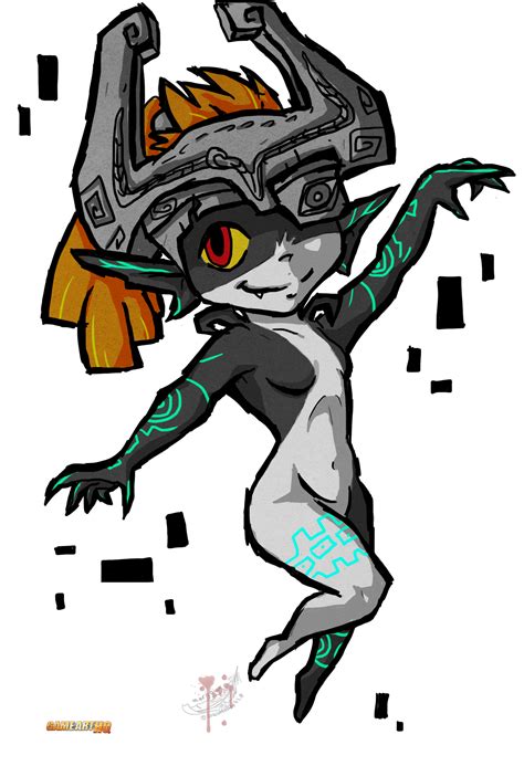 Midna the Twilight Princess in the Zelda WW Art Style | Game-Art-HQ