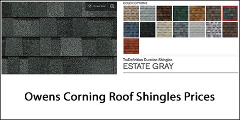 Owens Corning Shingles Price Per Square [2023]: How Much Do Owens Corning Duration Roof Shingles ...