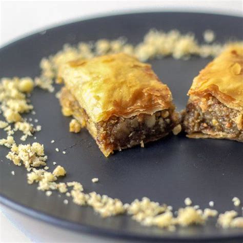 Lebanese style baklava with pistachio and walnuts. This is a lazy version without needing to ...