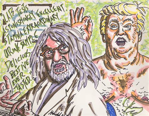 Jim Carrey shares new painting mocking Trump's 2015 medical report via ...