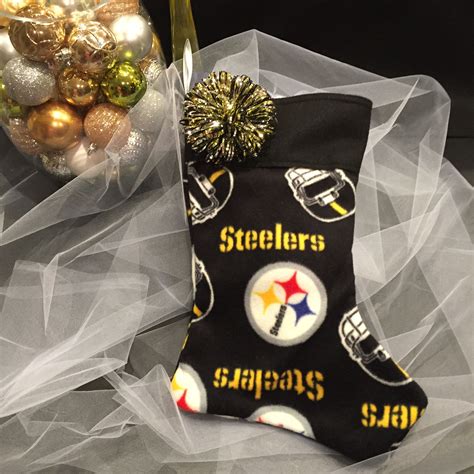 Pittsburgh Steelers Christmas stocking | Steelers merchandise, Pittsburgh steelers, Steelers