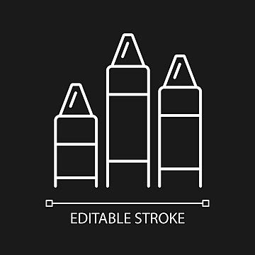 Linear Icon For Dark Themewhite Blood Test Symbol For Rheumatism Diagnosis Vector, Mode, Concept ...