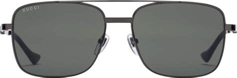 Gucci Eyewear Logo-Engraved Square-Frame Sunglasses - ShopStyle