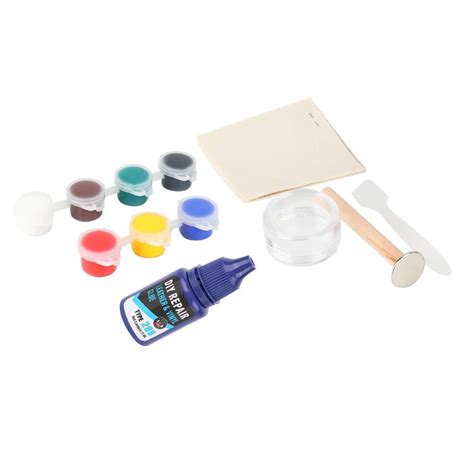 Tebru Vinyl Repairing Kit, Leather Car Seat Repair Kit,DIY Leather Repair Vinyl Repairing Kit ...